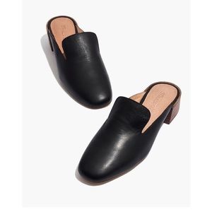 Madewell Willa Loafer Mules, Black